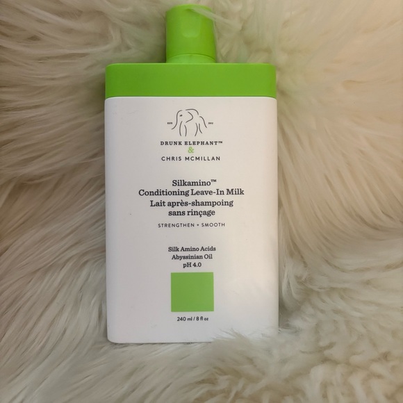 Drunk Elephant Other - Drunk Elephant Silkaminō Conditioning Leave-In Milk - Green